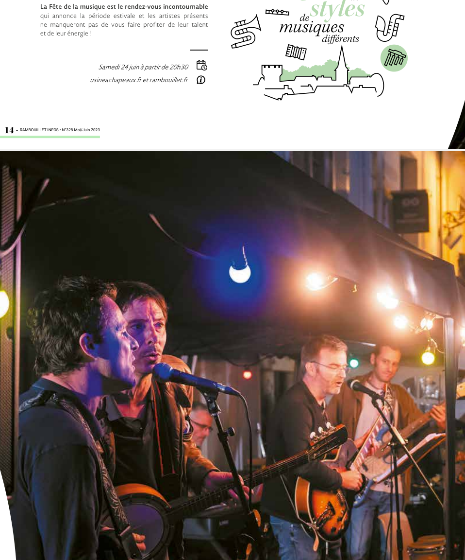 La fête de la musique à Rambouillet, le 24 juin prochain